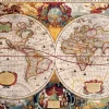 Bluebird Puzzle Astrologie & Wereldkaarten|1000-1499<Antieke Wereldkaart - puzzel van 1000 stukjes