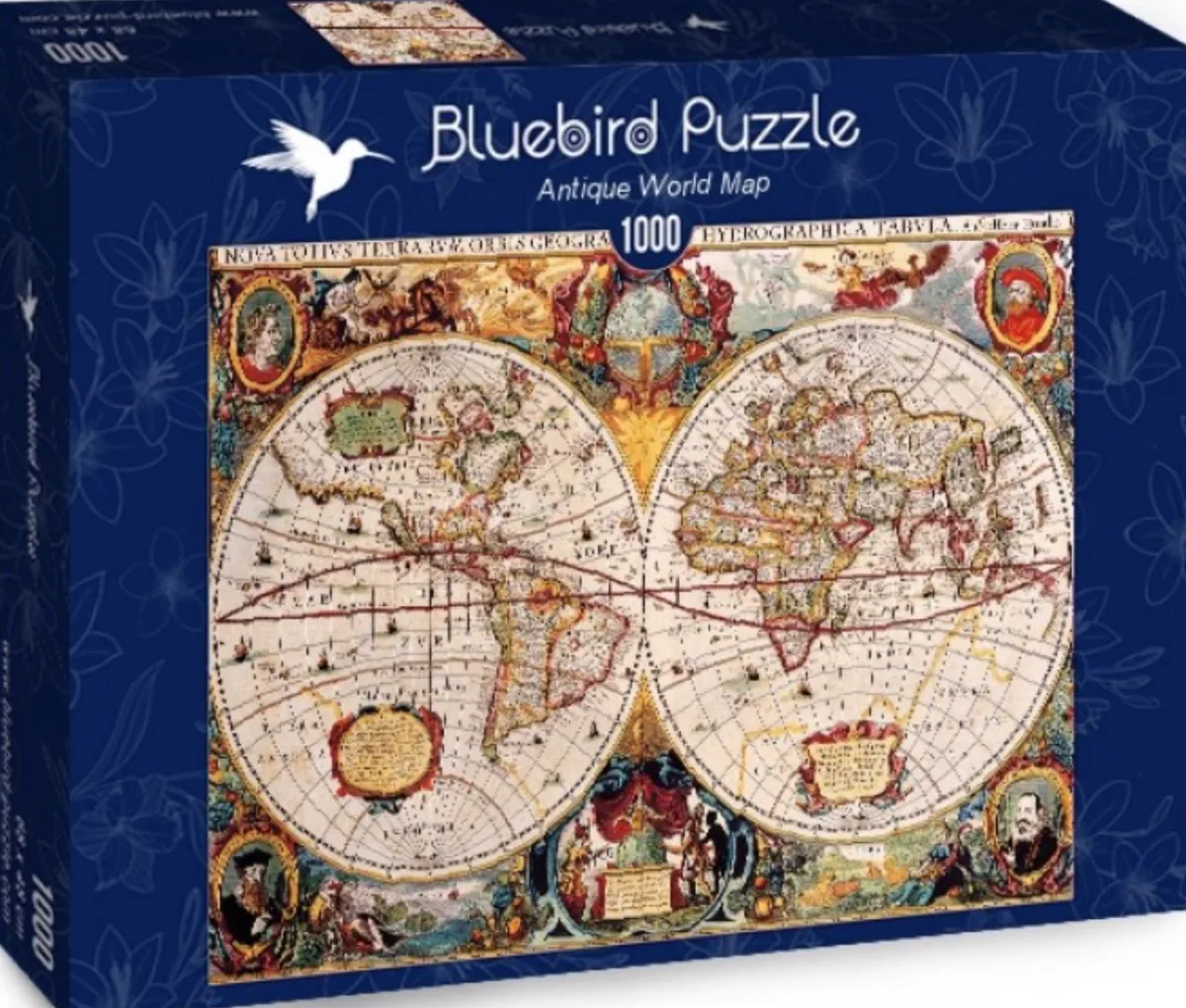 Bluebird Puzzle Astrologie & Wereldkaarten|1000-1499<Antieke Wereldkaart - puzzel van 1000 stukjes