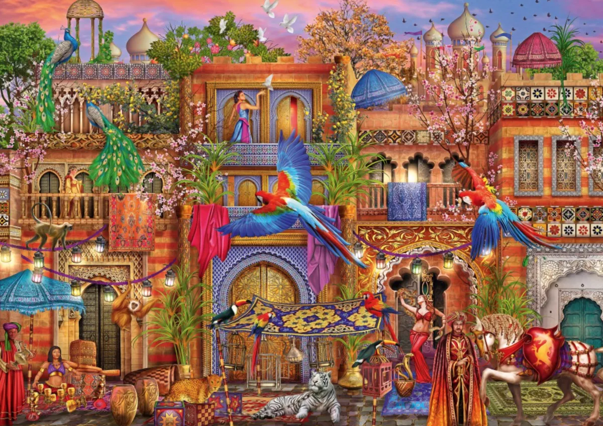 Bluebird Puzzle Kunst En Cultuur|2000 En Meer<Arabische straat - puzzel van 4000 stukjes