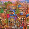 Bluebird Puzzle Fantasy|Kunst En Cultuur<Arabische straat - puzzel van 1000 stukjes