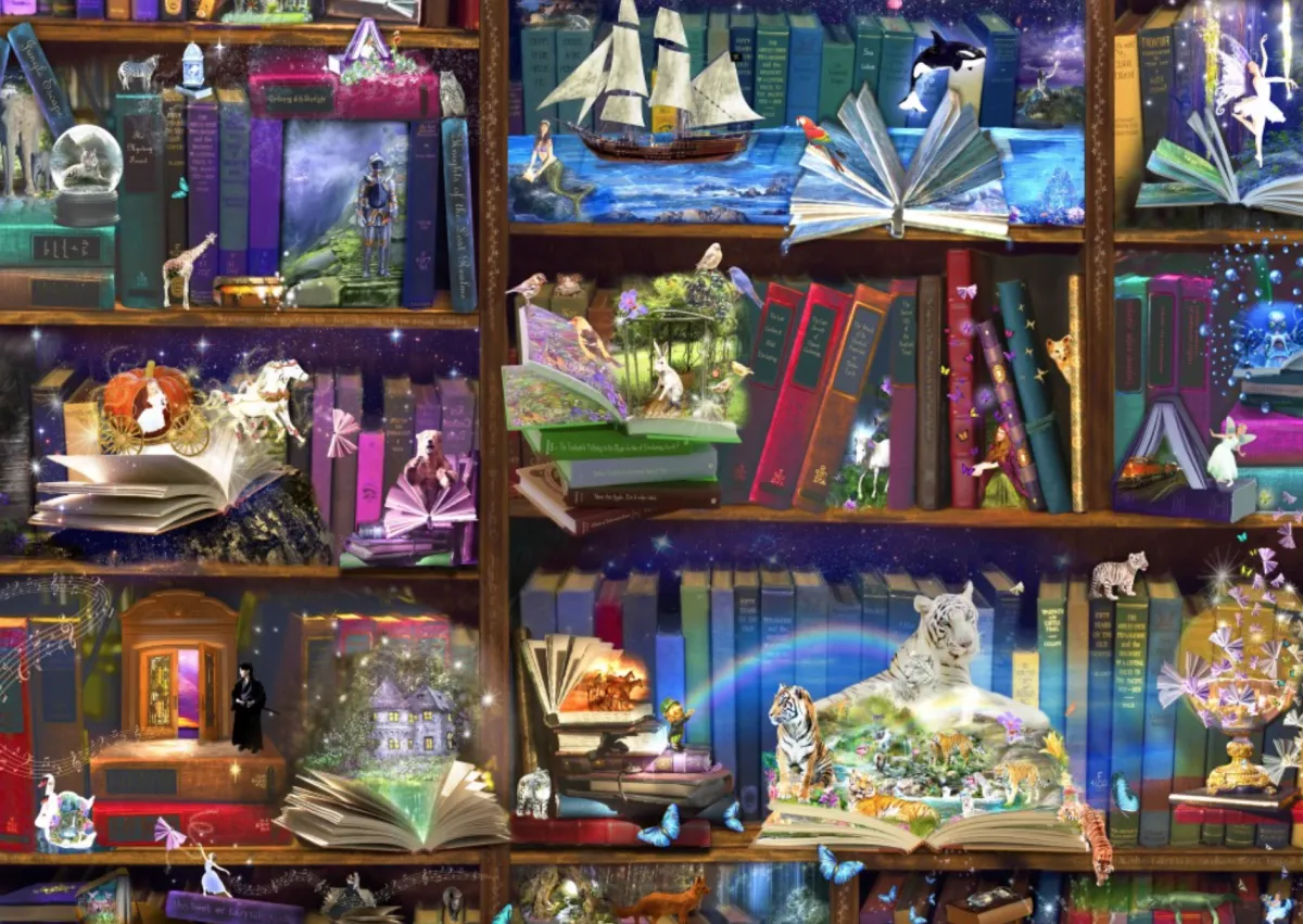 Bluebird Puzzle Fantasy|2000 En Meer<Bibliotheek avonturen - puzzel van 3000 stukjes