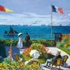 Bluebird Puzzle Kunst En Cultuur|2000 En Meer<Claude Monet - Terras in Sainte-Adresse - puzzel van 3000 stukjes