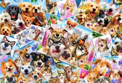 Bluebird Puzzle Dieren|100-499<Collage van dieren selfies - puzzel van 260 stukjes