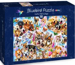 Bluebird Puzzle Dieren|100-499<Collage van dieren selfies - puzzel van 260 stukjes