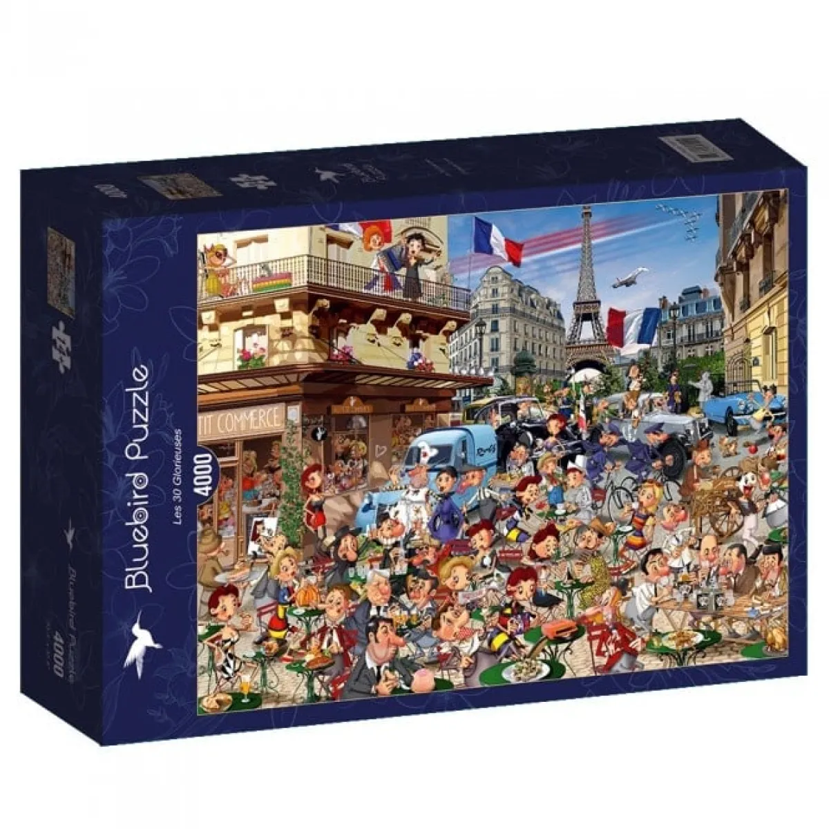 Bluebird Puzzle Tekening|Kunst En Cultuur<De 30 glorieuze jaren - puzzel van 4000 stukjes