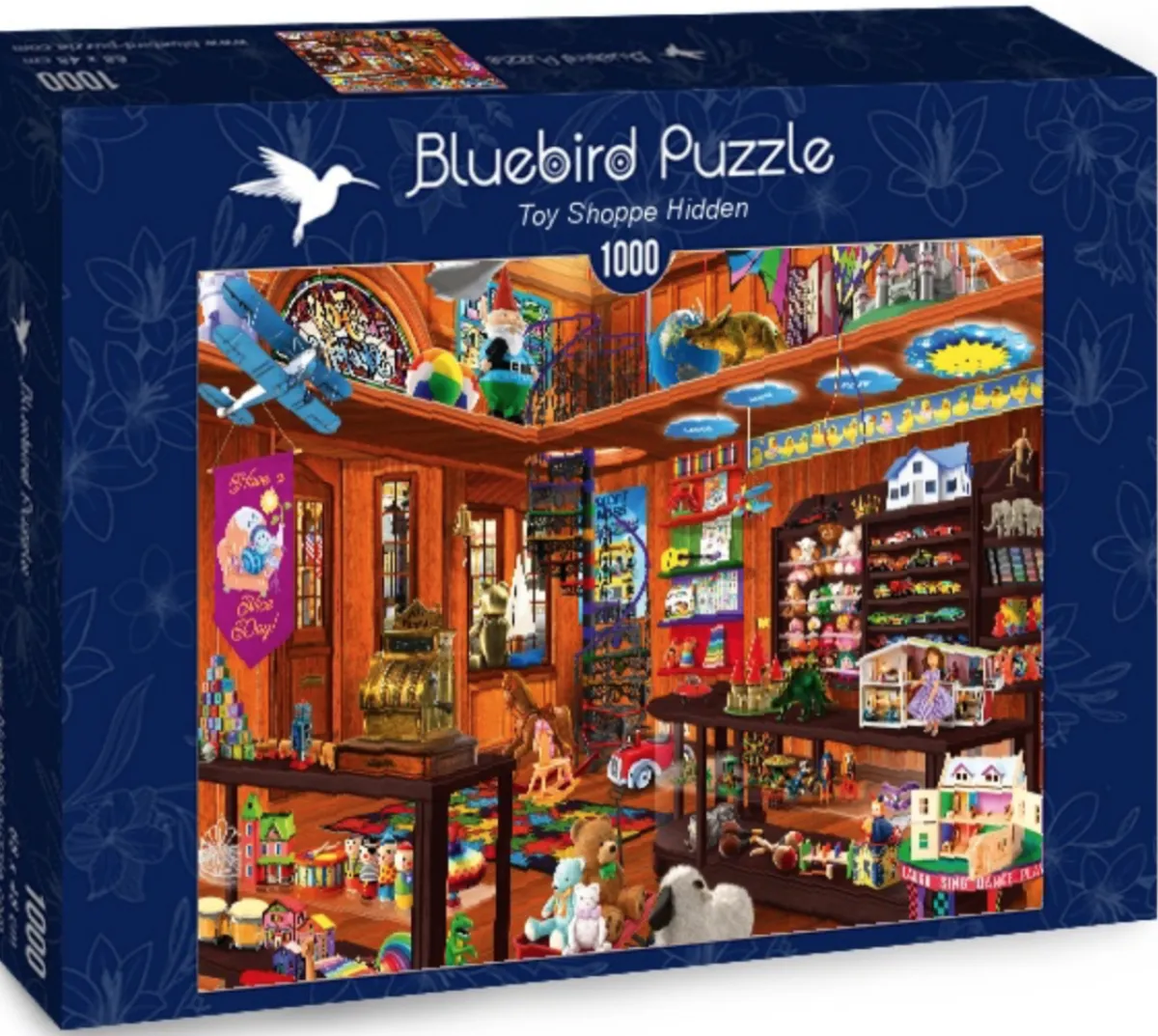 Bluebird Puzzle 1000-1499<De verborgen speelgoedwinkel - puzzel van 1000 stukjes