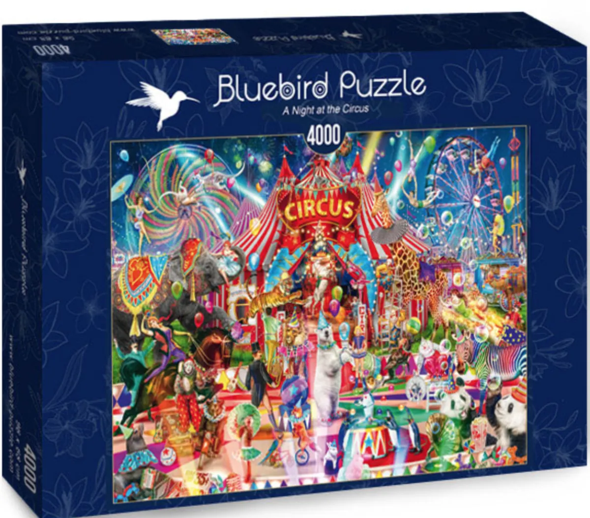 Bluebird Puzzle Fantasy|Dieren<Een avond in het circus - puzzel van 4000 stukjes
