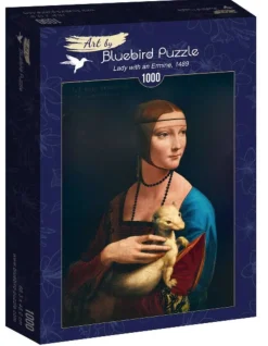 Bluebird Puzzle Kunst En Cultuur|1000-1499<Leonardo Da Vinci - Dame met de Hermelijn - 1000 stukjes