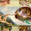 Bluebird Puzzle Kunst En Cultuur|1000-1499<Michelangelo - De creatie van Adam - 1000 stukjes