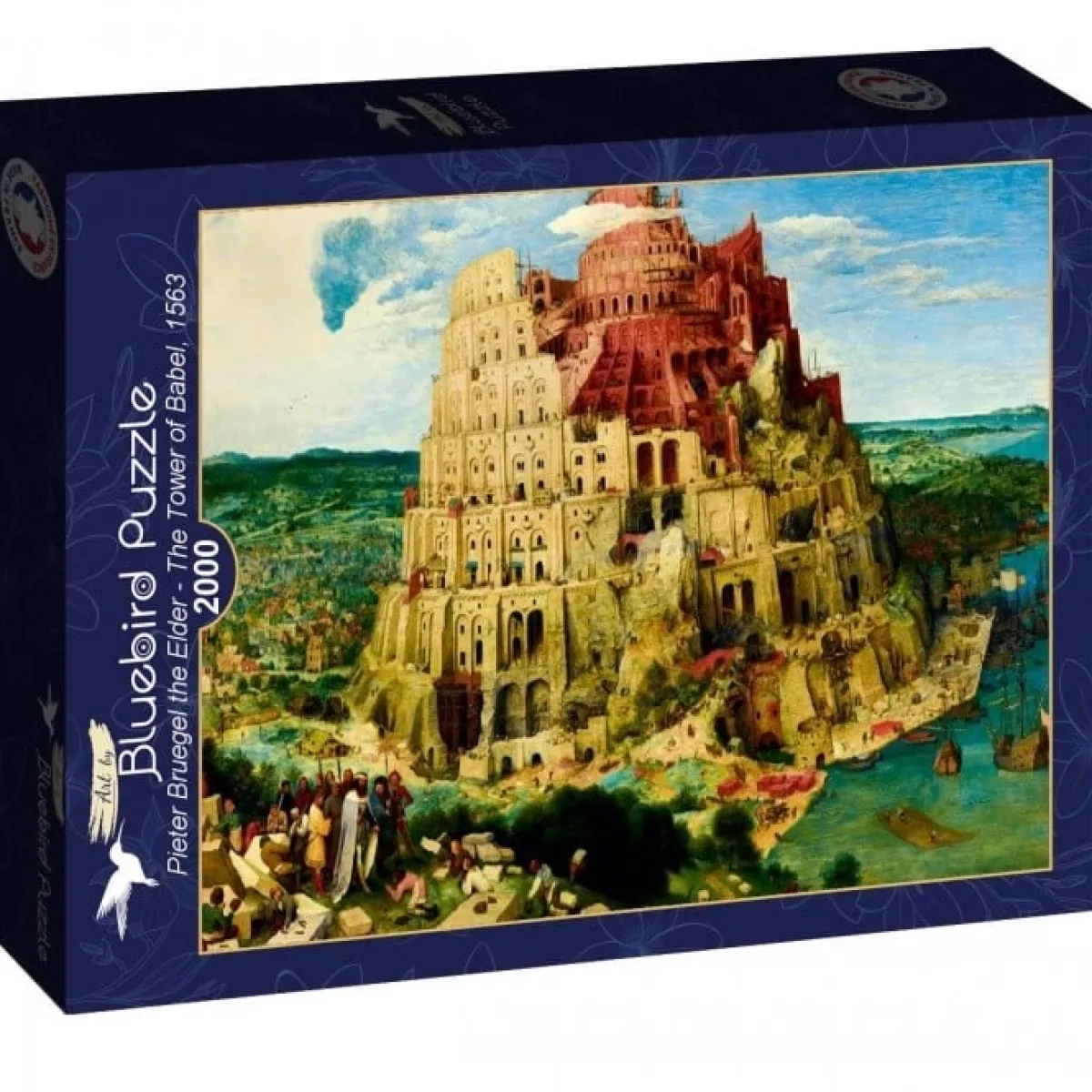 Bluebird Puzzle Kunst En Cultuur|2000 En Meer<Pieter Bruegel - Toren van Babel - puzzel van 2000 stukjes