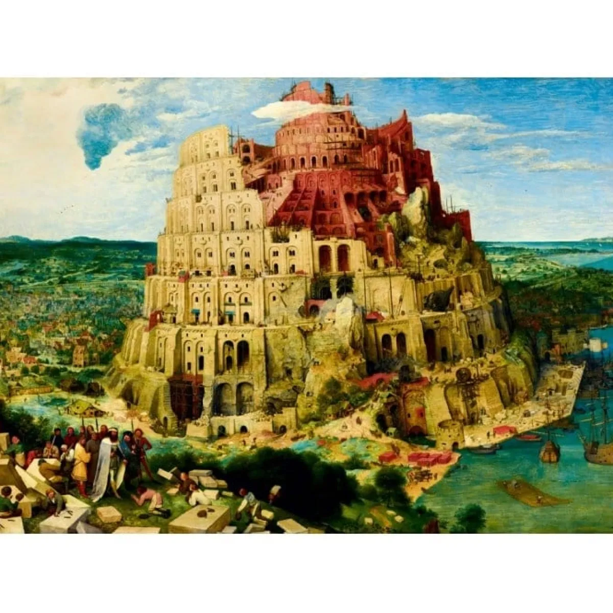 Bluebird Puzzle Kunst En Cultuur|2000 En Meer<Pieter Bruegel - Toren van Babel - puzzel van 2000 stukjes