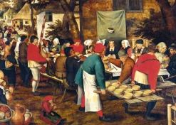 Bluebird Puzzle Kunst En Cultuur|1000-1499<Pieter Bruegel - De boerenbruiloft - 1000 stukjes