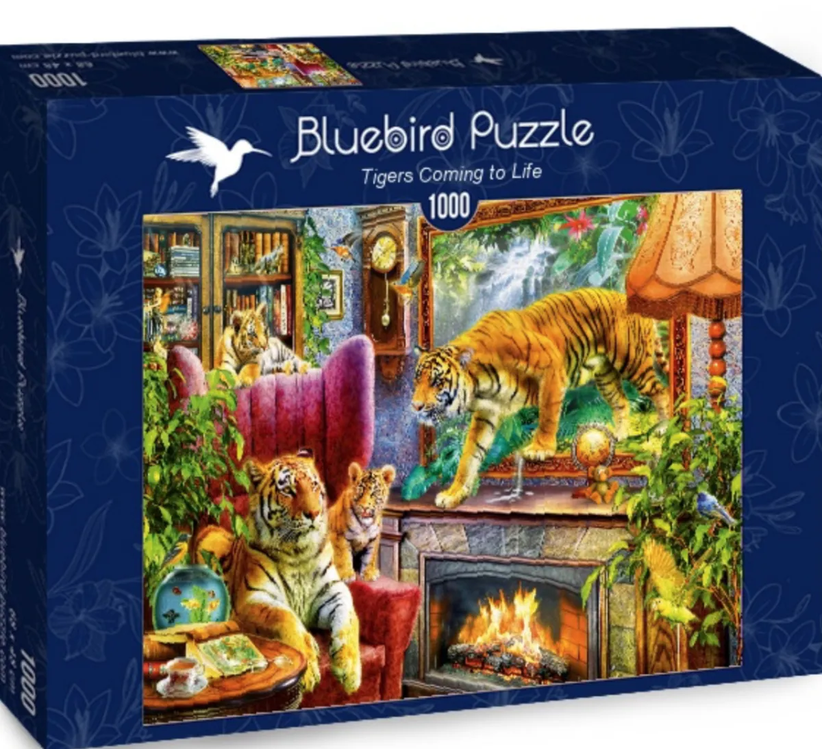 Bluebird Puzzle Fantasy|Dieren<Tijgers komen tot leven - puzzel van 1000 stukjes