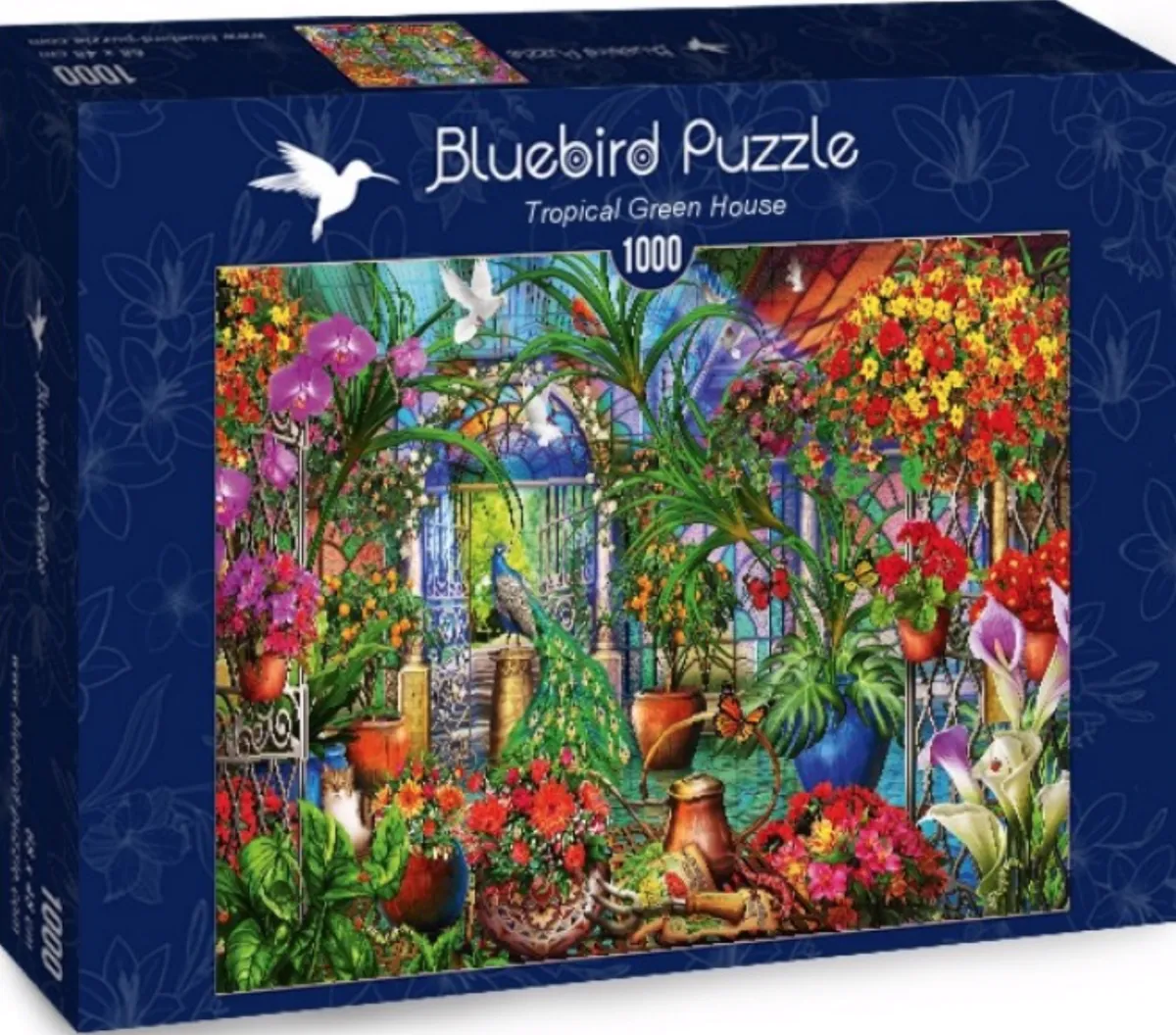 Bluebird Puzzle Fantasy|Dieren<Tropische serre - puzzel van 1000 stukjes