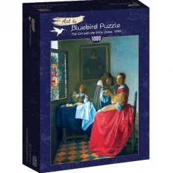 Bluebird Puzzle Stilleven|Kunst En Cultuur<Vermeer - Het meisje met het Wijnglas, 1659 - 1000 stukjes