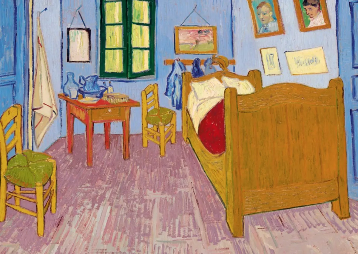 Bluebird Puzzle Kunst En Cultuur|1000-1499<Vincent Van Gogh - Slaapkamer in Arles - 1000 stukjes
