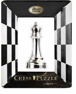 Cast Puzzle Breinbrekers<Koningin Zilver - Schaakstuk - Cast breinbreker