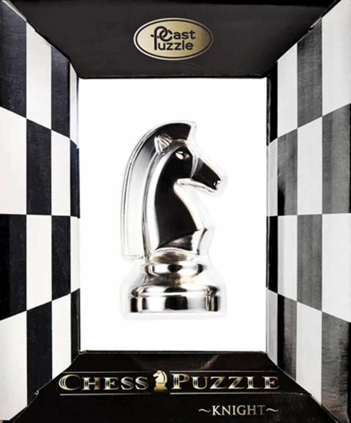Cast Puzzle Breinbrekers<Paard Zilver - Schaakstuk - Cast breinbreker