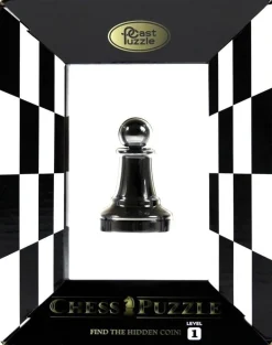 Cast Puzzle Breinbrekers<Pion Zwart- Schaakstuk - breinbreker