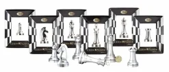 Cast Puzzle Breinbrekers<Toren Zilver- Schaakstuk - Cast breinbreker