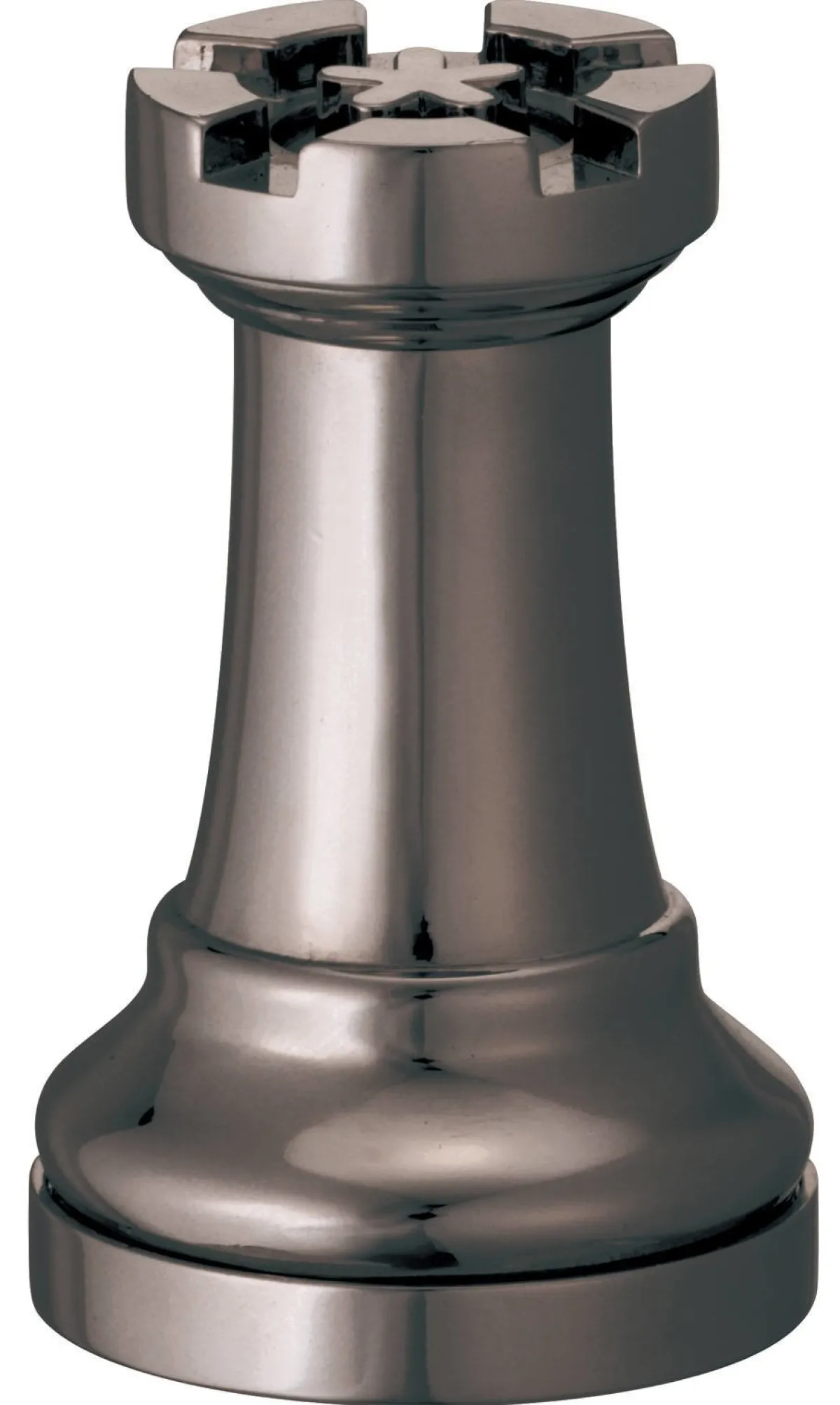 Cast Puzzle Breinbrekers<Toren Zwart- Schaakstuk - Cast breinbreker