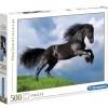 Kinderen Clementoni Dieren|Legpuzzels<Het zwarte paard puzzel van 500 stukjes