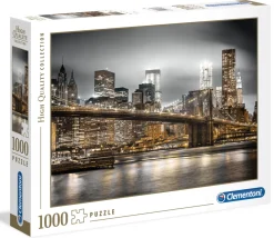 Clementoni Steden En Gebouwen|1000-1499<Skyline van New York - puzzel van 1000 stukjes