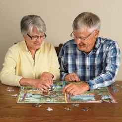 Cobble Hill Tekening|100-499<Cabin Country - puzzel van 275 XXL stukjes