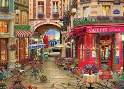 Cobble Hill Tekening|Steden En Gebouwen<Café des Paris - puzzel van 500 XL stukjes