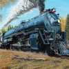 Cobble Hill Kunst En Cultuur|1000-1499<De trein Santa Fé 3751 - puzzel van 1000 stukjes