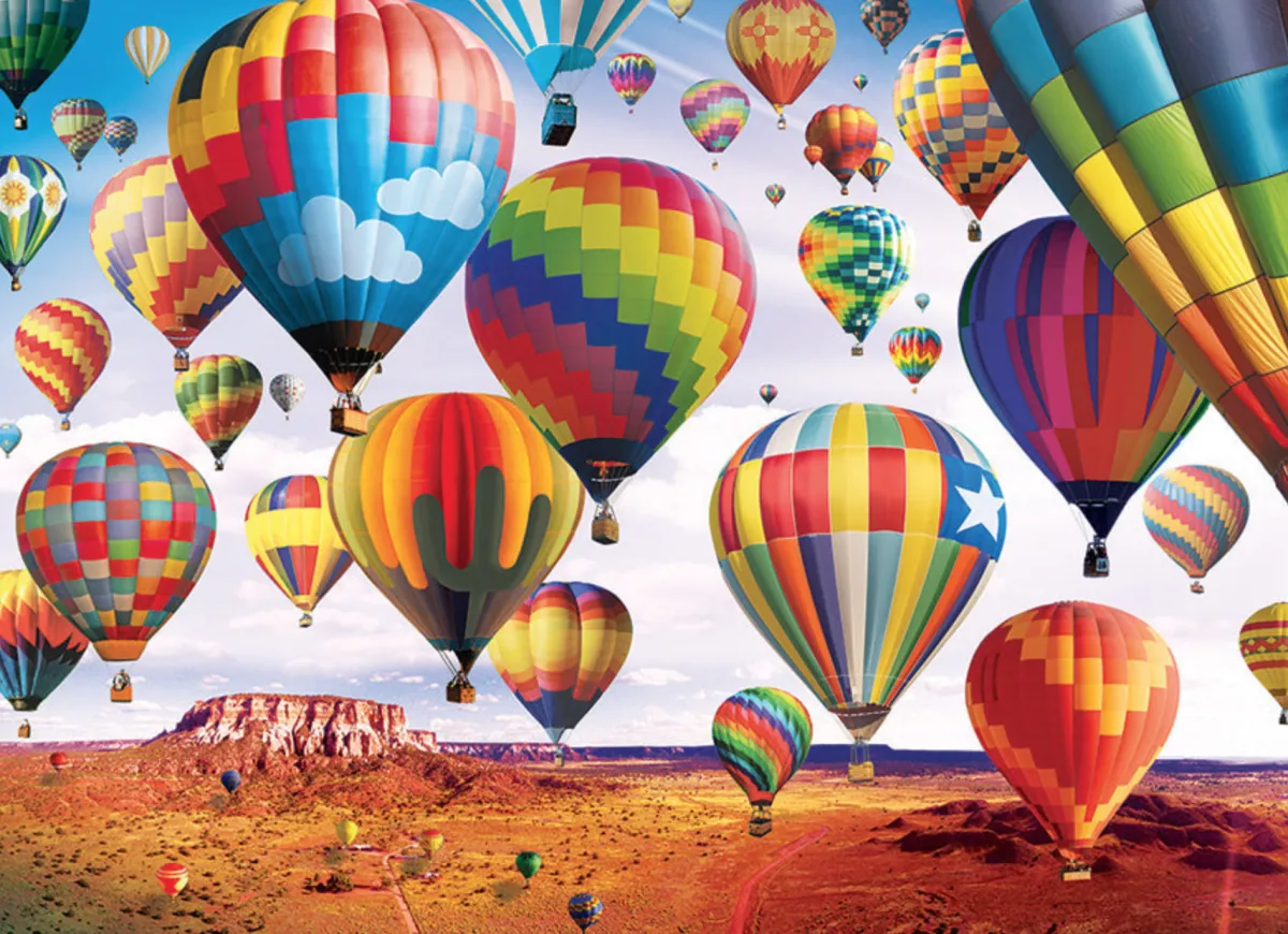 Cobble Hill Tekening|500-999<Hoog in de lucht - puzzel van 500 XL stukjes