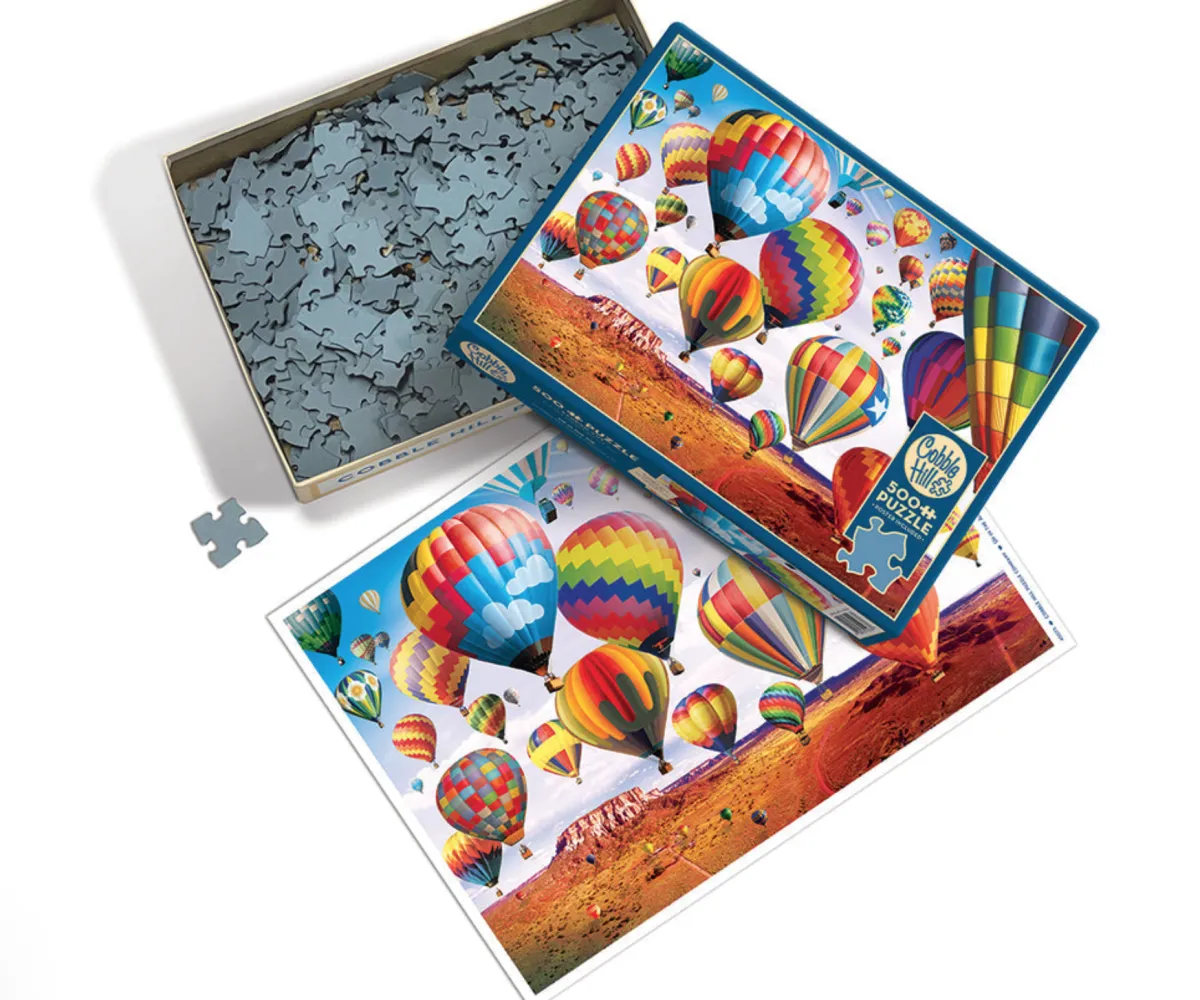 Cobble Hill Tekening|500-999<Hoog in de lucht - puzzel van 500 XL stukjes