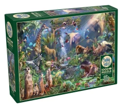 Cobble Hill Dieren|1000-1499<In de jungle - puzzel van 1000 stukjes