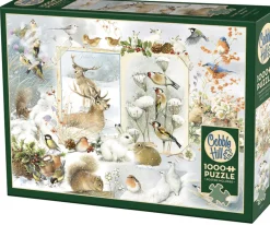 Cobble Hill Tekening|Dieren<Natuur dagboek: Winter - puzzel van 1000 stukjes