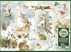 Cobble Hill Tekening|Dieren<Natuur dagboek: Winter - puzzel van 1000 stukjes