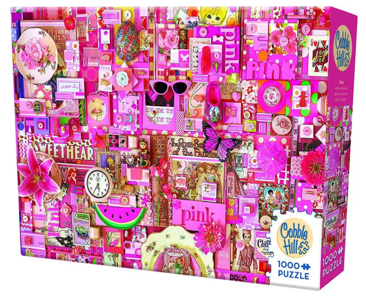 Cobble Hill Stilleven|1000-1499<Roze - puzzel van 1000 stukjes