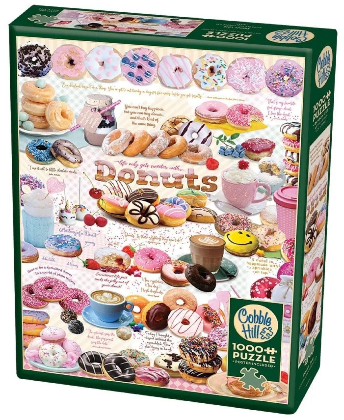 Cobble Hill Stilleven|1000-1499<Tijd voor Donuts - puzzel van 1000 stukjes