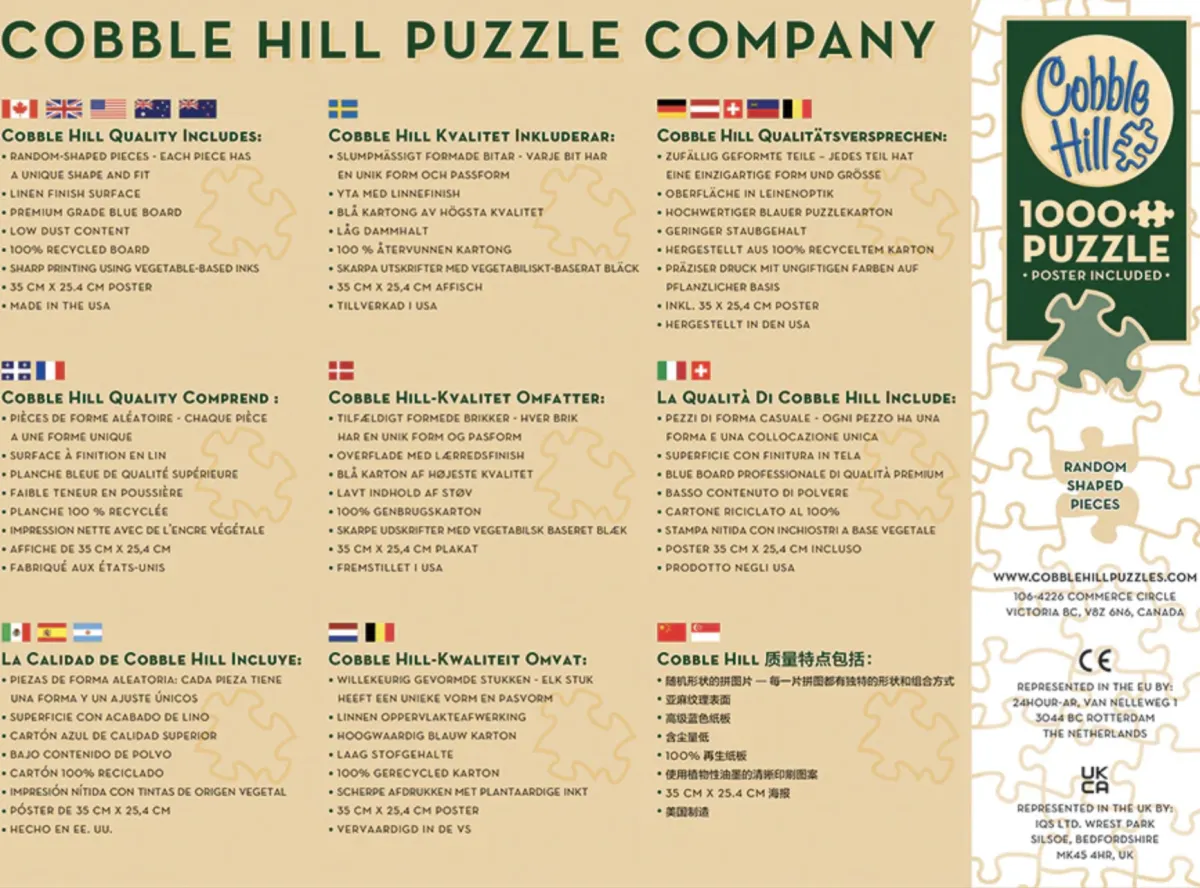 Cobble Hill Steden En Gebouwen|1000-1499<Trading Post - puzzel van 1000 stukjes