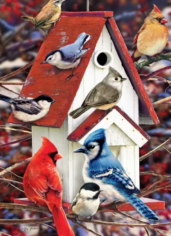 Cobble Hill Dieren|1000-1499<Winters vogelhuisje - 1000 stukjes