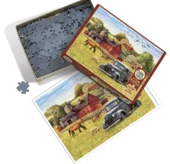 Cobble Hill Tekening|100-499<Zomer op de boerderij - puzzel van 275 XXL stukjes