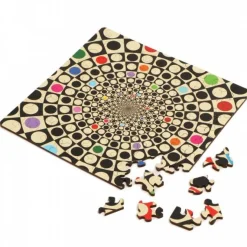 Curiosi Dubbelzijdige Puzzel|Breinbrekers<Puzzel Double Q-Fun - Dubbelzijdige puzzel in Hout - 123 stukjes