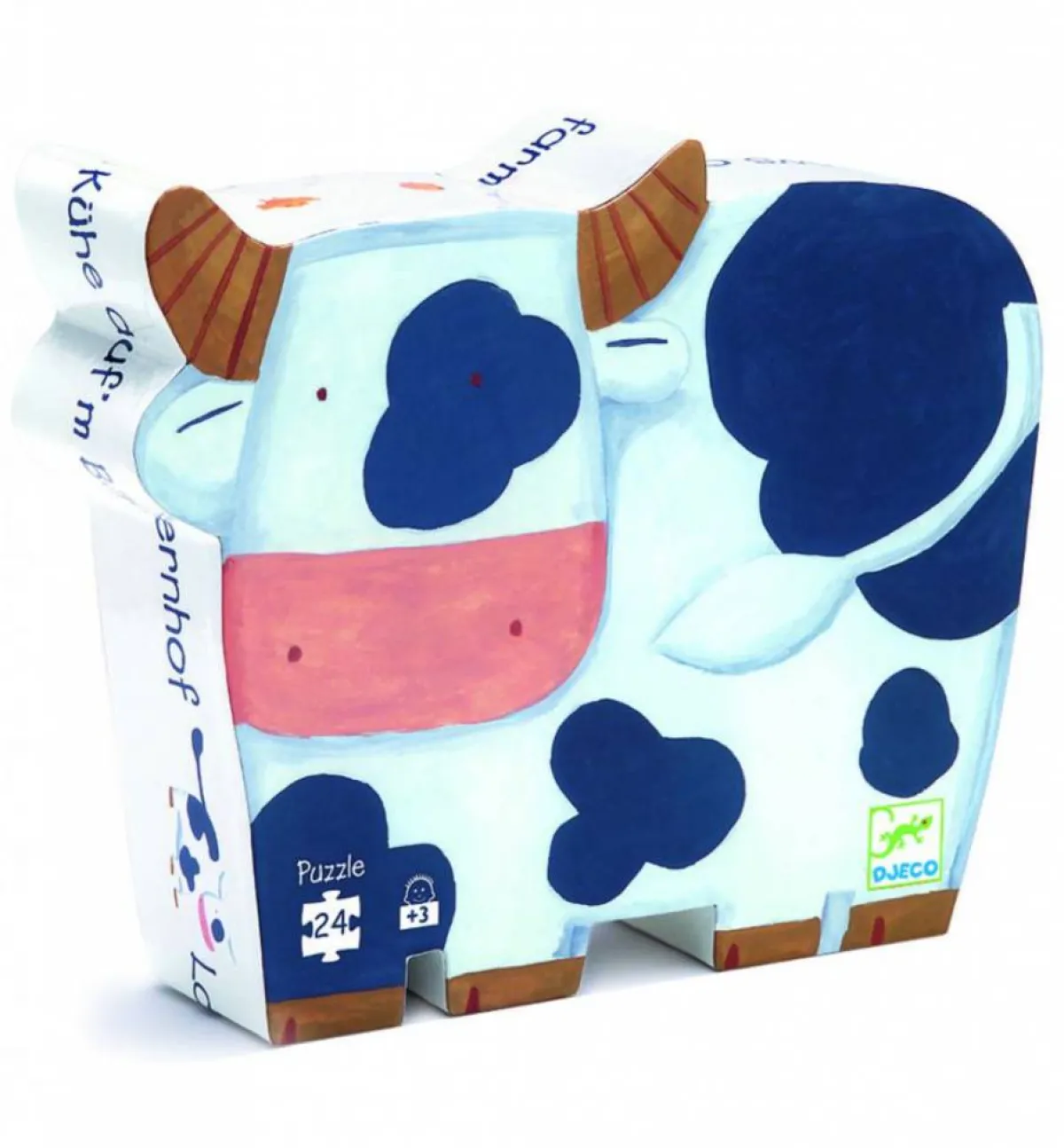 Kinderen Djeco Speciale Vorm|Dieren<Bella de Koe - 24 stukjes