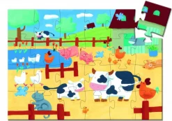 Kinderen Djeco Speciale Vorm|Dieren<Bella de Koe - 24 stukjes