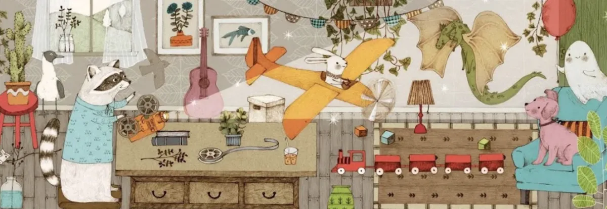 Kinderen Djeco Panorama|Tekening<Bioscoop - Puzzel van 100 stukjes