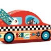 Kinderen Djeco Legpuzzels|2-99<De racewagen - 16 stukjes