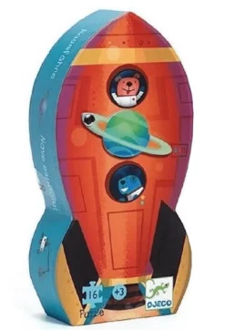 Kinderen Djeco Legpuzzels|2-99<De raket - 16 stukjes