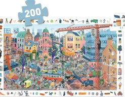 Kinderen Djeco Legpuzzels|100-499<De stad - Observatie puzzel van 200 stukjes