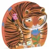 Kinderen Djeco Speciale Vorm|Dieren<De stoere tijger - 24 stukjes
