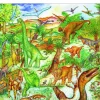 Kinderen Djeco Puzzel + Extra Item|Dieren<Dinosaurussen - puzzel van 100 stukjes