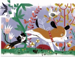 Kinderen Djeco Speciale Vorm|Legpuzzels<Firmin, de kleine puppy - 24 stukjes